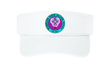 White Visor with logo